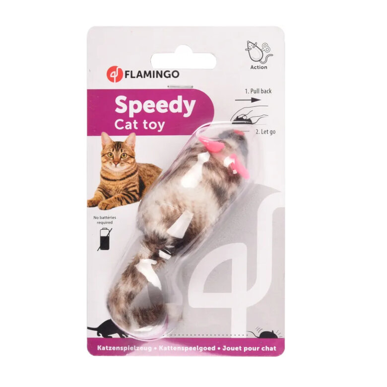 Flamingo Speedy Ratón con Movimiento para gatos,  Imagen numero 2 Flamingo Speedy Ratón con Movimiento para gatos, , large Imagen numero 2
