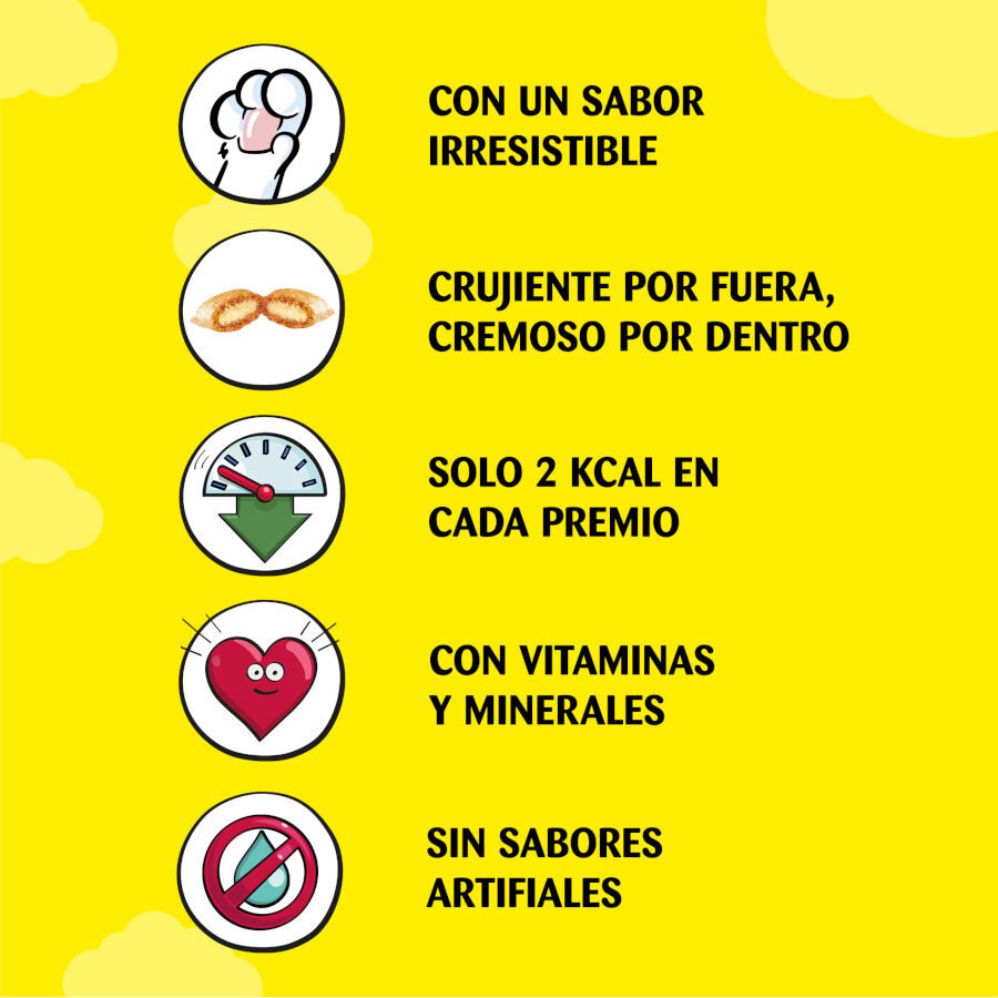 4 sobres x 10 g Catisfactions Creamy Salm&oacute;n Snack cremoso para gatos, , large Imagen numero 4