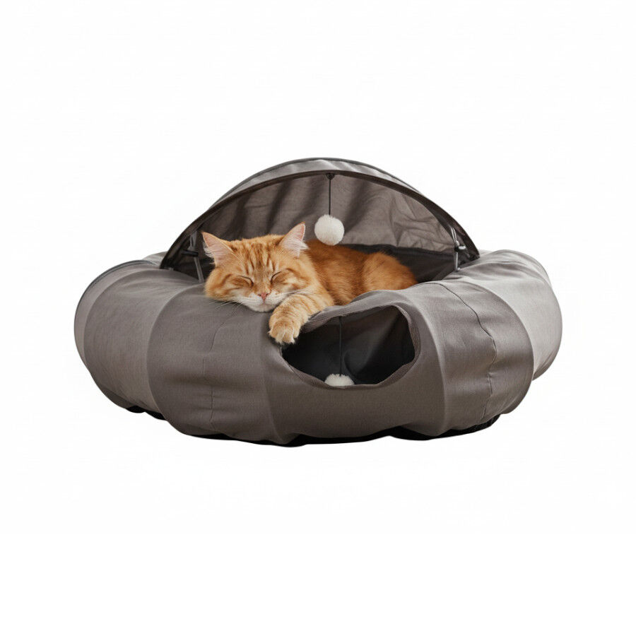 All For Paws Lamb Cat T&uacute;nel Dona Gris para gatos, , large Imagen numero 3