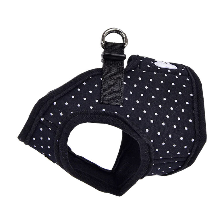Puppia Dotty Chaleco Negro arnés para perros thumbnail