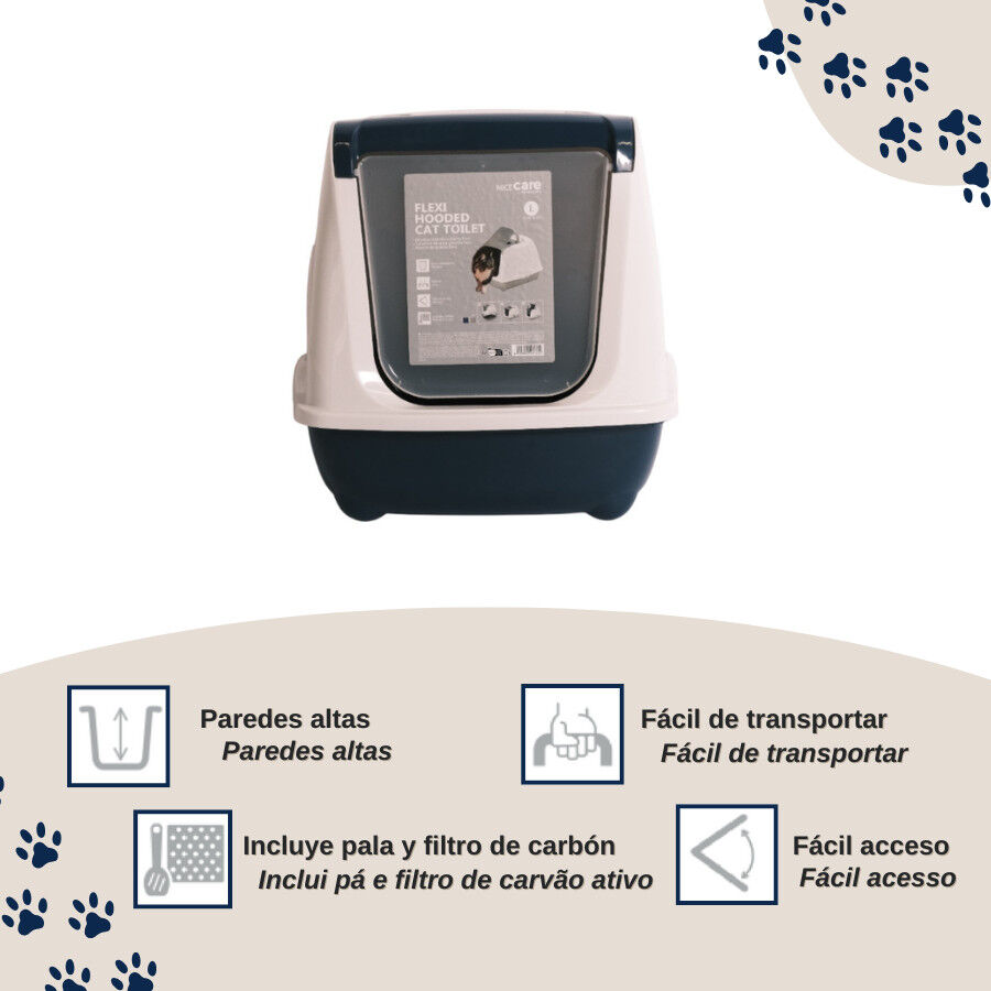 Nice Care Mega Flip Large Azul para gatos thumbnail