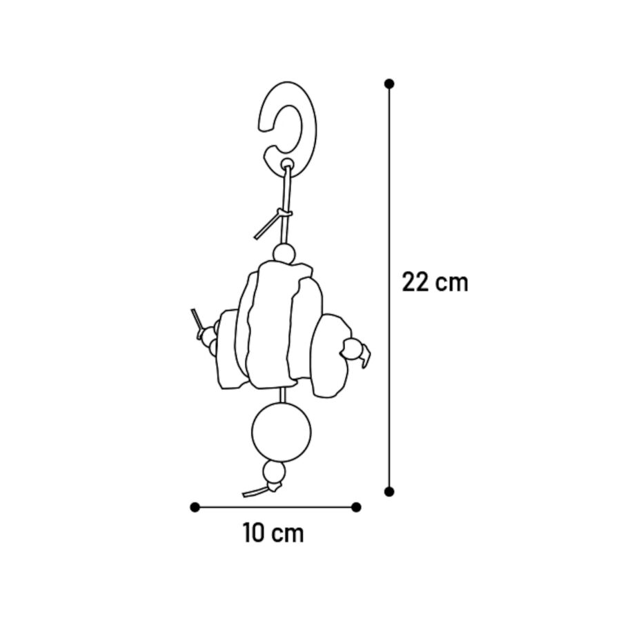Flamingo Mareb Mezcla juguete para roedores, , large Imagen numero 2