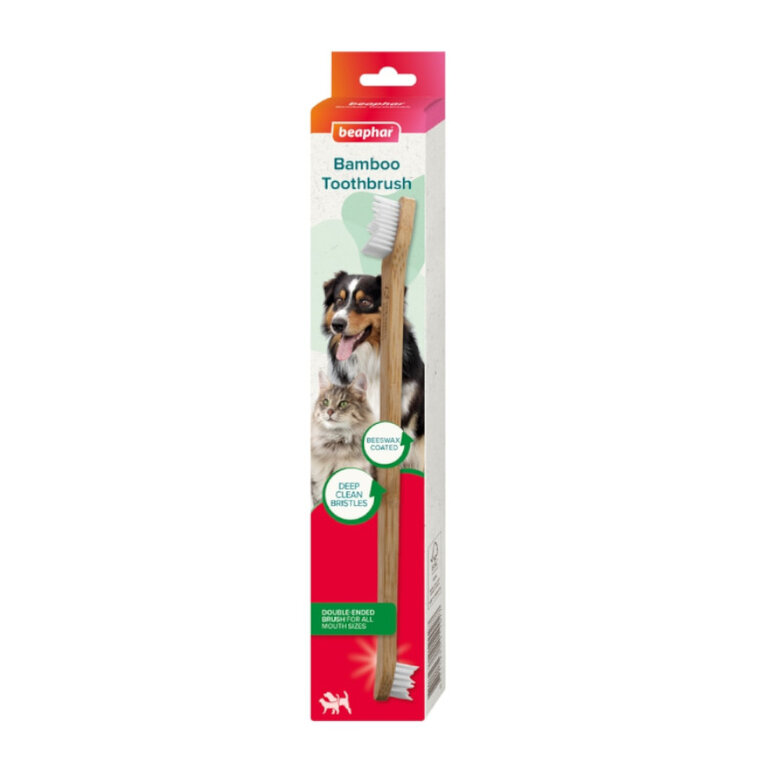 Beaphar Cepillo Dental de Bambú para Perros y Gatos,  Imagen numero 1 Beaphar Cepillo Dental de Bambú para Perros y Gatos, , large Imagen numero 1