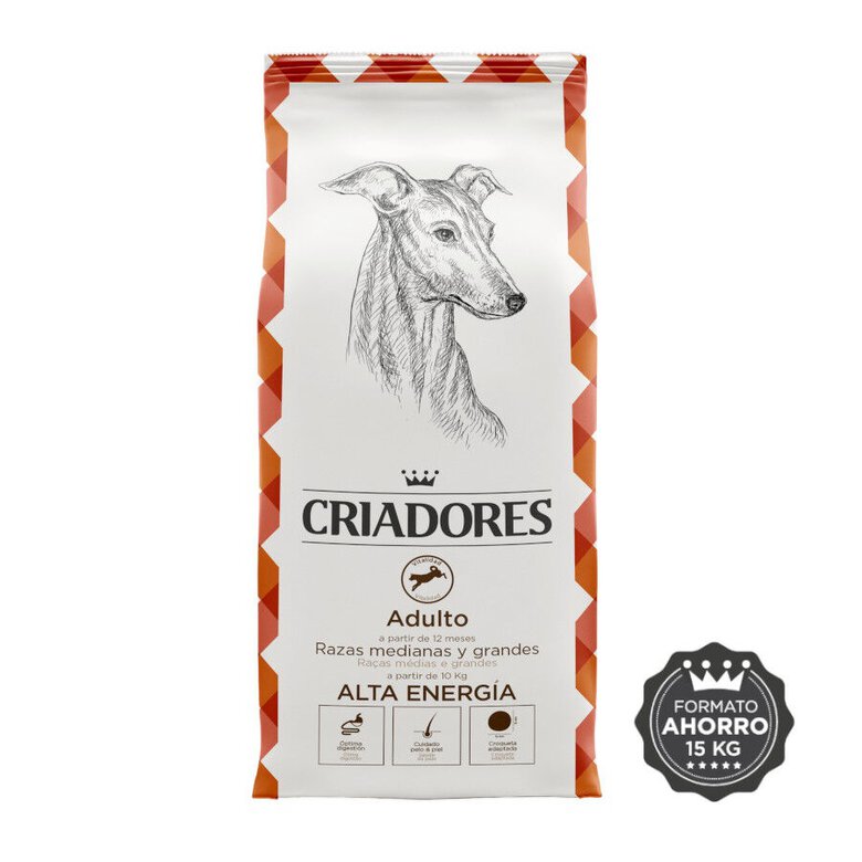 15 kg Criadores Adulto Alta Energía pienso para perros de razas medianas y grandes,  Imagen numero 2 15 kg Criadores Adulto Alta Energía pienso para perros de razas medianas y grandes, , large Imagen numero 2