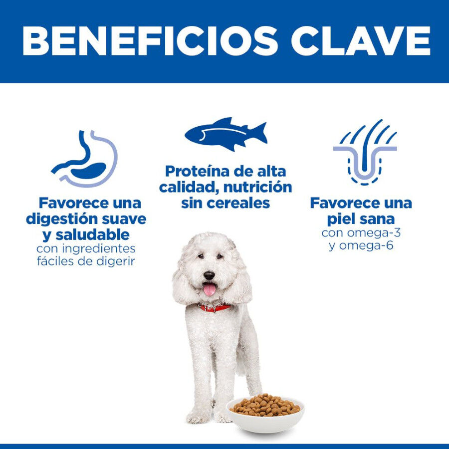 363 g Hill's Science Plan Hypoallergenic Alimento H&uacute;medo con Salm&oacute;n para Perros Adultos, , large Imagen numero 4