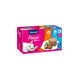 Vitakraft Poésie Mousse Salmón y Pato en lata para gatos