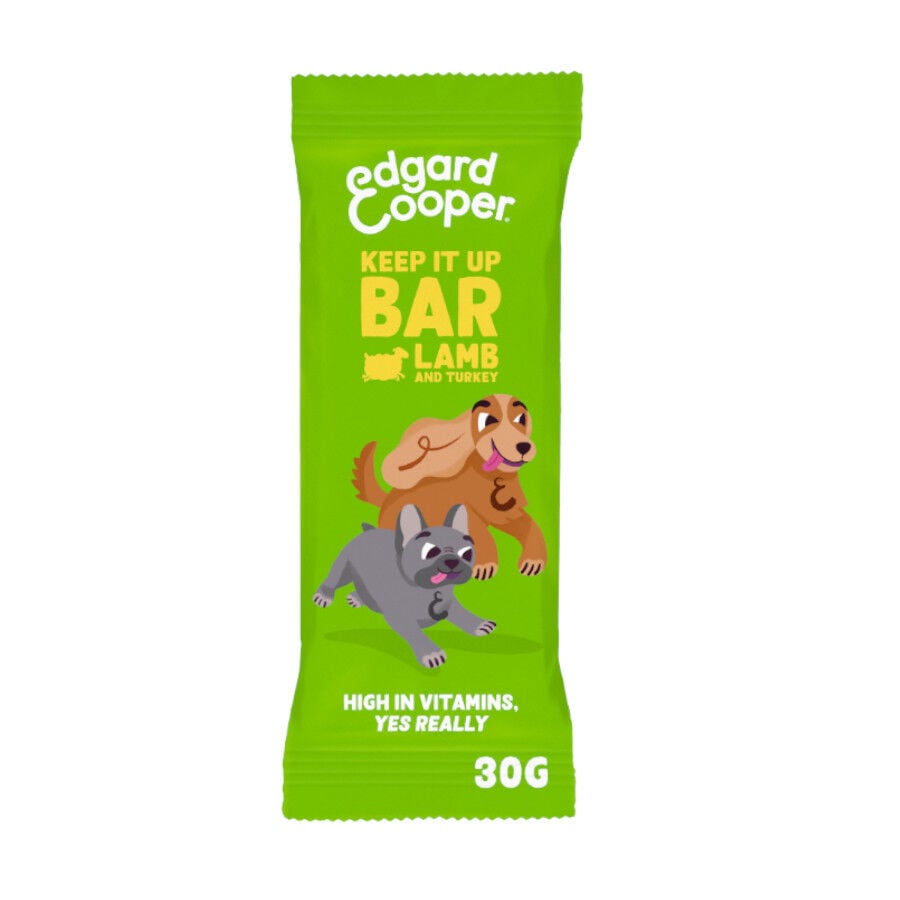 1 barrita Edgard & Cooper Barritas de Cordero y Pavo snack para perros, , large Imagen numero 1