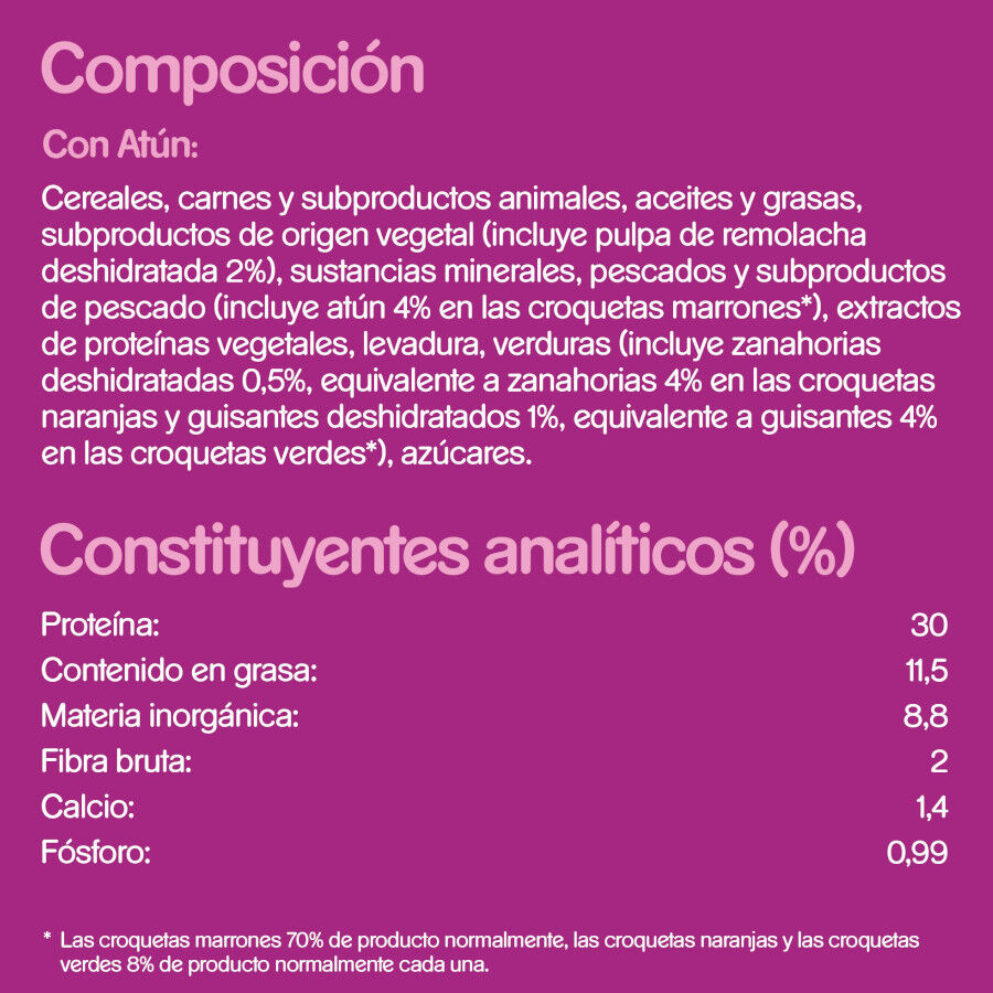 800g Whiskas Adulto At&uacute;n pienso para gatos, , large Imagen numero 2