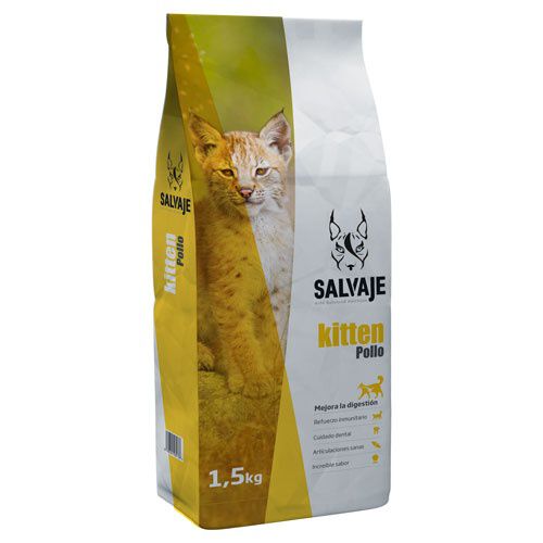 Salvaje Original Kitten Pollo pienso para gatos