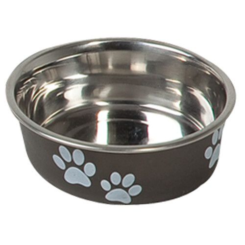 Karli comedero de acero para mascotas negro Imagen numero 1