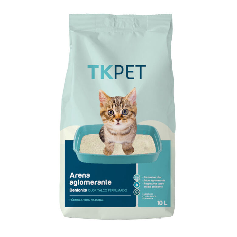 TK-Pet Arena Aglomerante Bentonita y Talco para gatos thumbnail