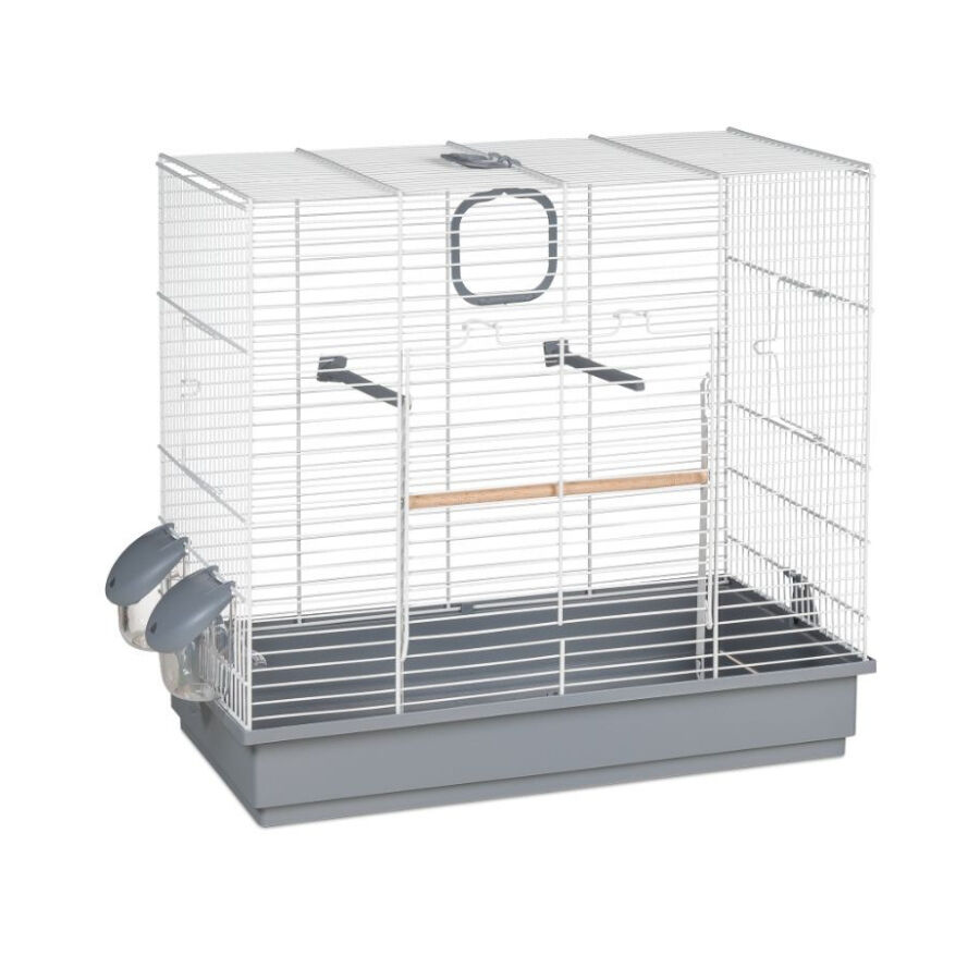 Voltregà 613 Jaula Blanca con Columpio para pájaros