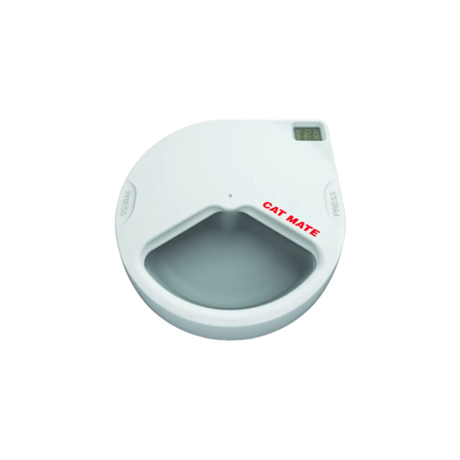 Flamingo Cat Mane Comedero Autom&aacute;tico Blanco para perros y gatos, , large Imagen numero 1