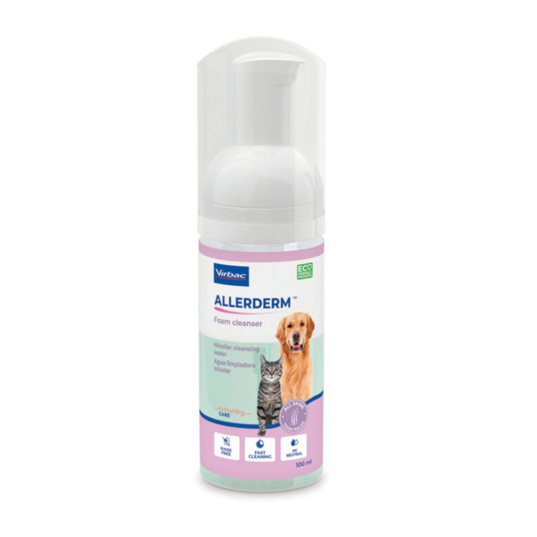 Virbac Allerderm Foam Cleanser Espuma Limpiadora para perros thumbnail