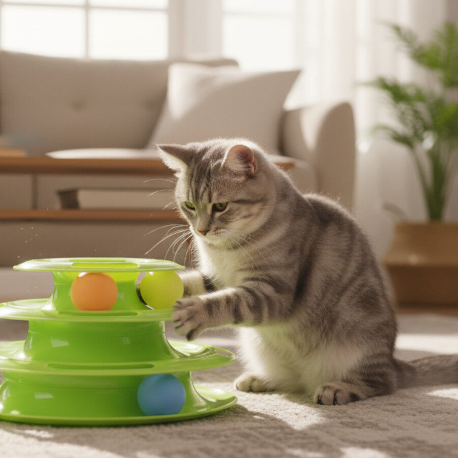 Tootoy! Torre de Pelotas interactivas para gatos, , large Imagen numero 1