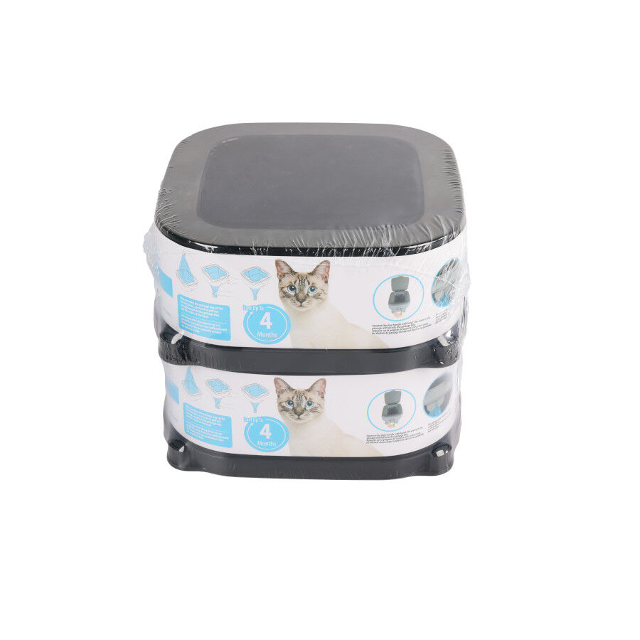 All For Paws Go Fresh Jumbo Repuesto Bolsas Negras para gatos, , large Imagen numero 1
