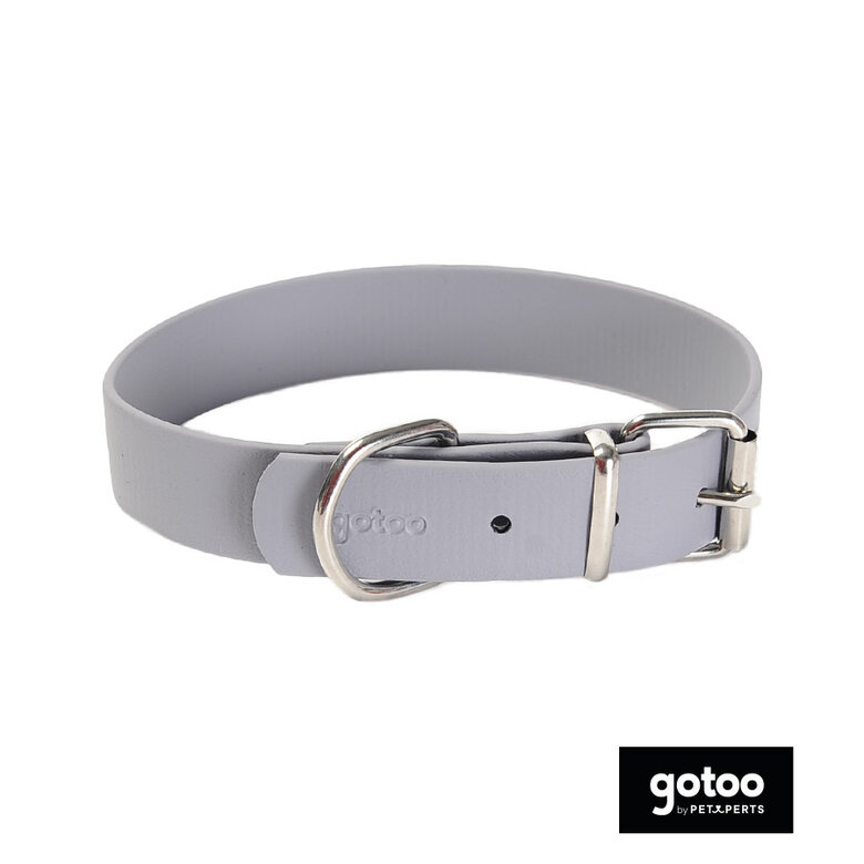 Gotoo Collar Biothane gris para perros,  Imagen numero 2 Gotoo Collar Biothane gris para perros, , large Imagen numero 2