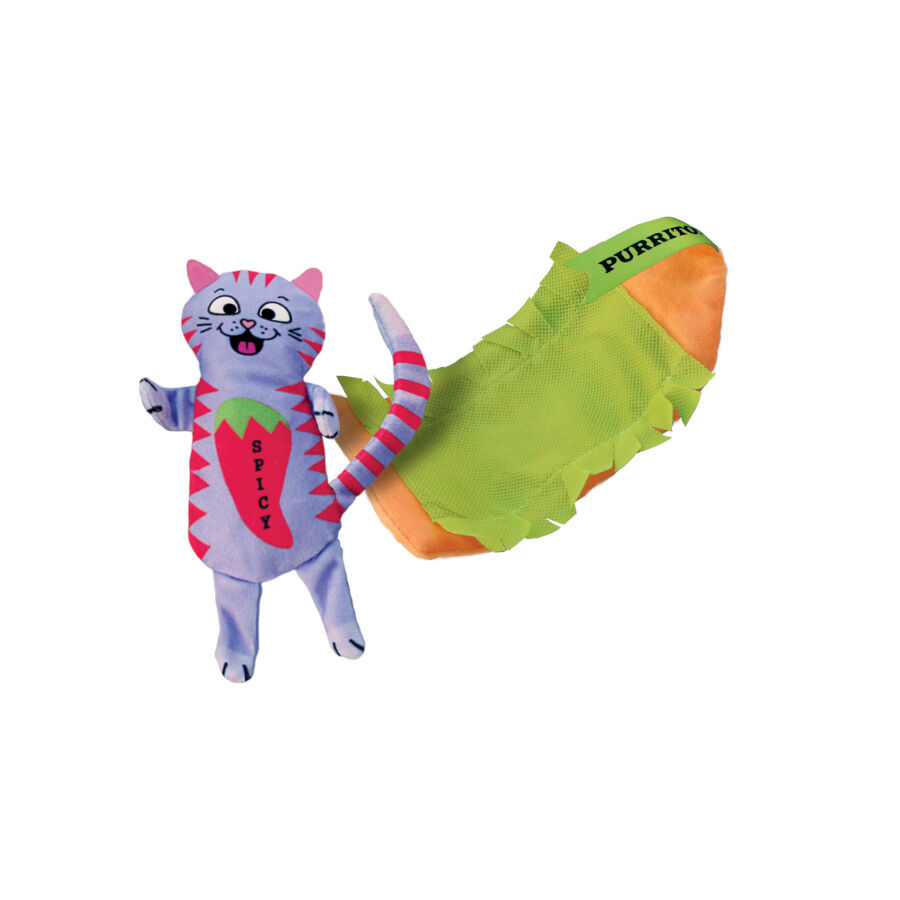 Kong Pull A Partz Purrito peluche para gatos Kiwoko