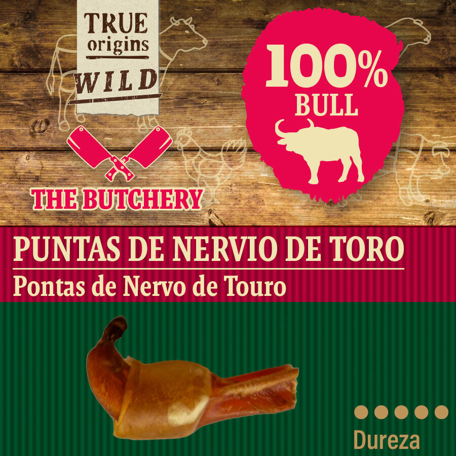 200 g True Origins Wild Puntas Nervio Toro Snack para perros, , large Imagen numero 4