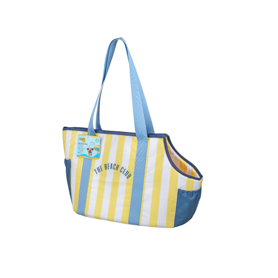 Summer Vibes Bolso Amarillo de Rayas para cachorros, , large Imagen numero 2