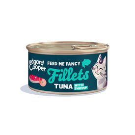 Edgard & Cooper Filetes de At&uacute;n y Gambas en Caldo lata para gatos