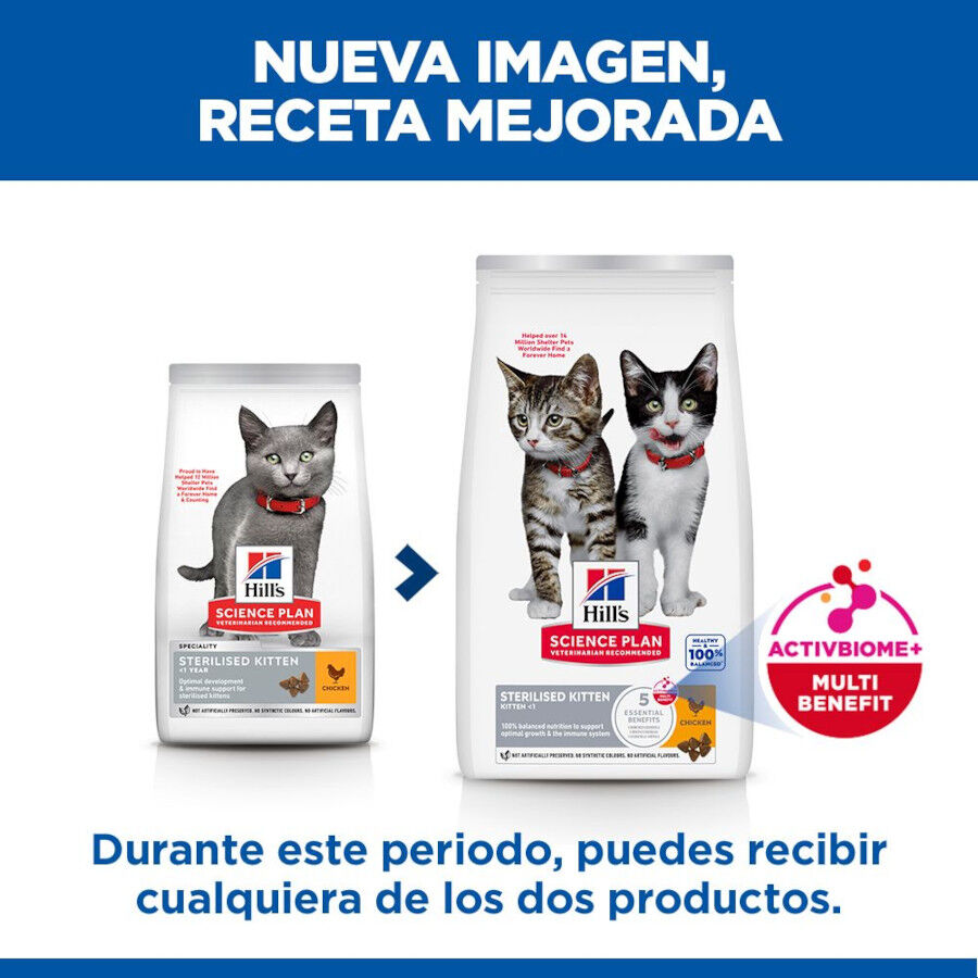 7 kg Hill's Science Plan Sterilised Kitten Pollo pienso para gatos, , large Imagen numero 3
