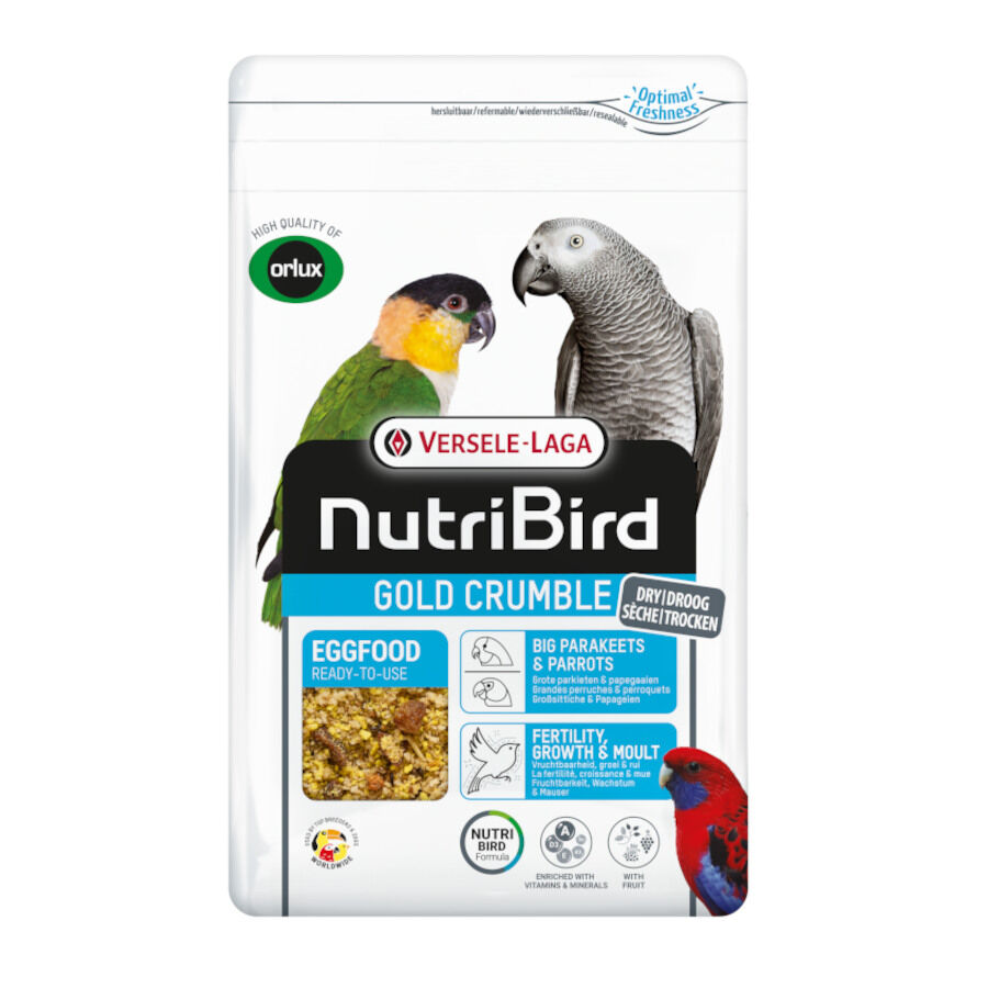 Versele-Laga NutriBird Gold Crumble Pasta de Huevo para loros