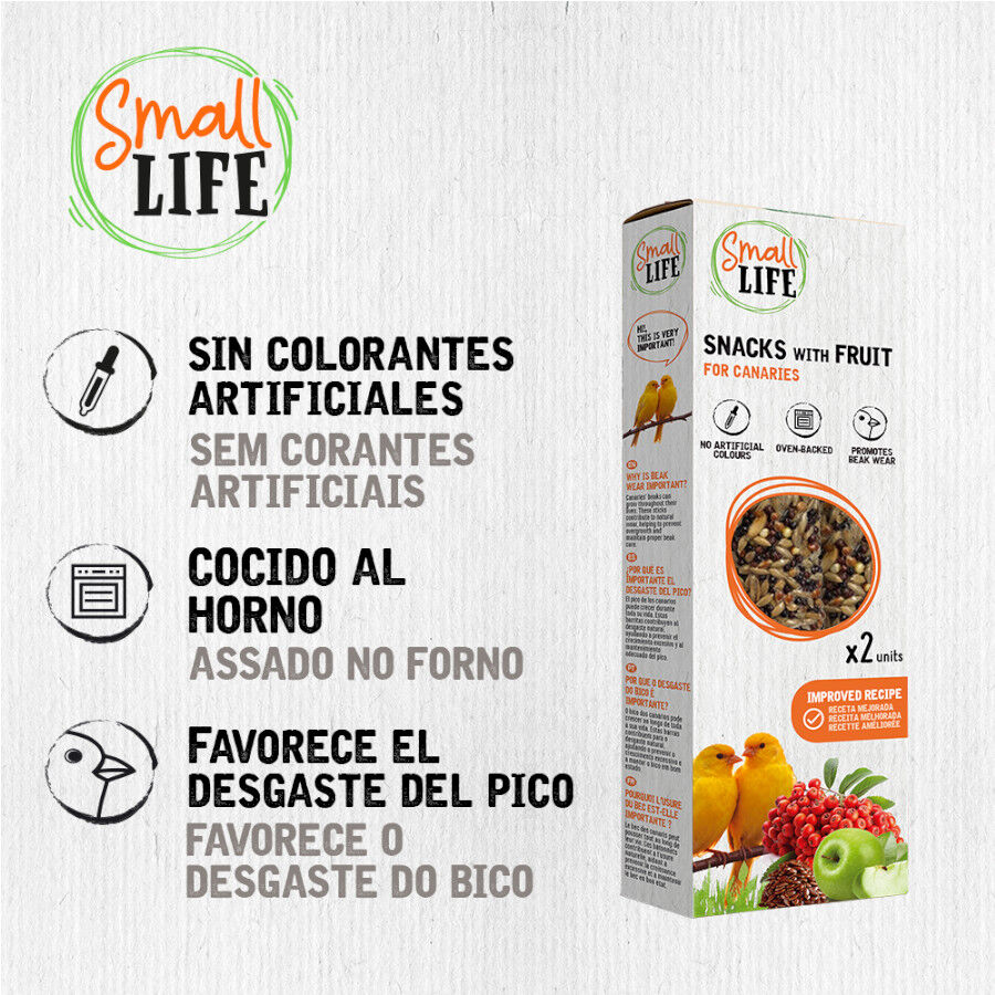 2 barritas Small Life Barritas Snack con Fruta para canarios, , large Imagen numero 3