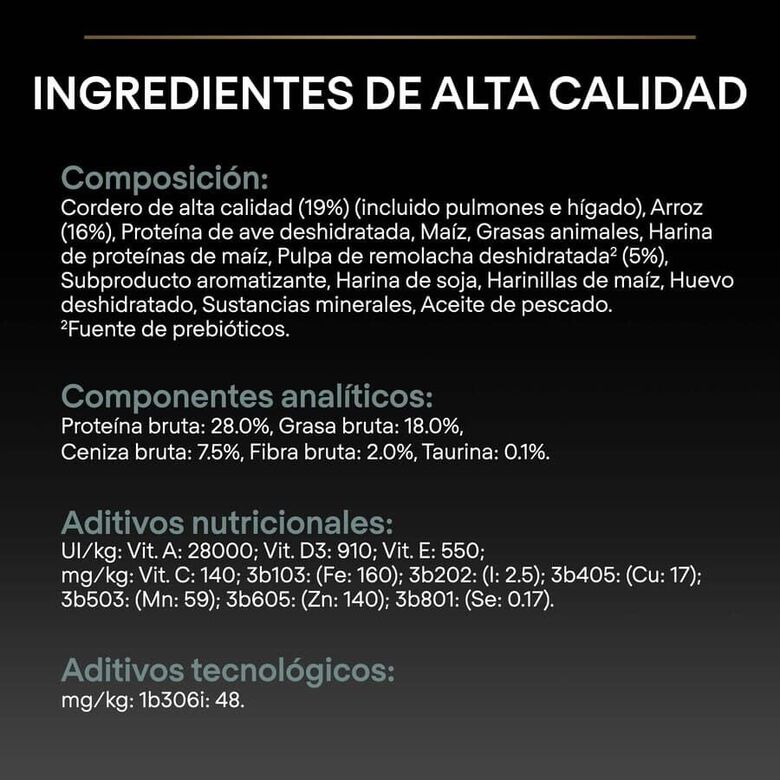 Pro Plan Adult Large Athletic Digestión Cordero pienso para perros thumbnail