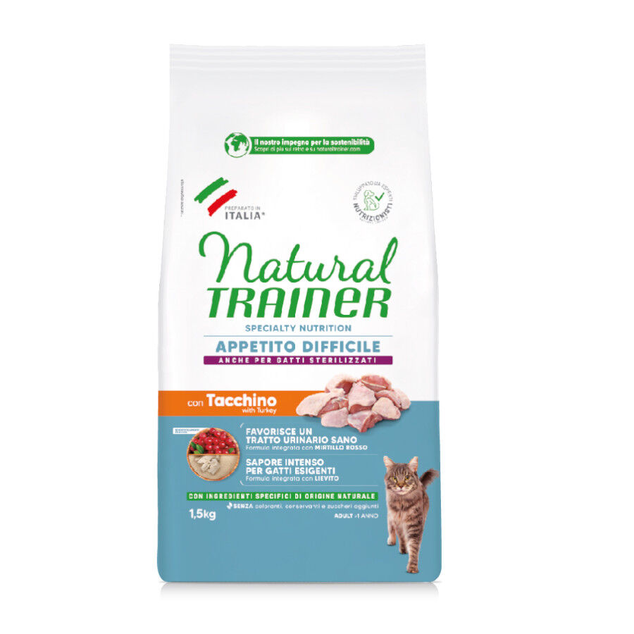 Natural Trainer Exigent con Pavo Pienso para gatos