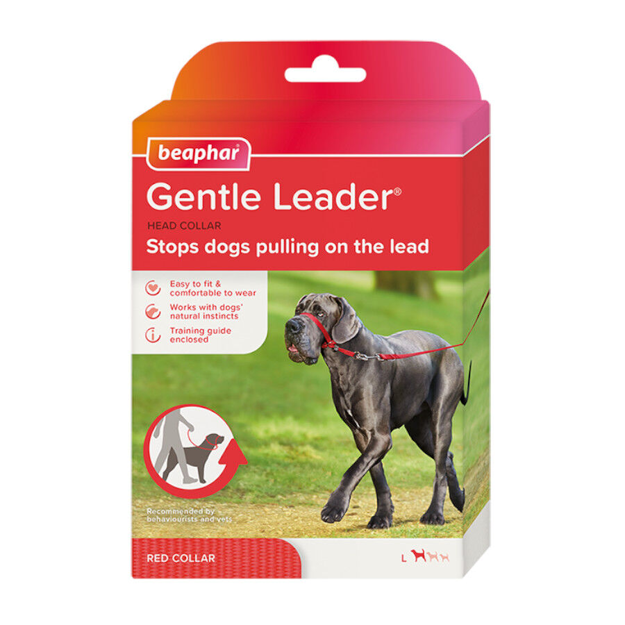 Beaphar Gentle Leader Collar de adiestramiento Rojo para perros