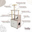Leeby Luna árbol rascador con mueble para gatos, , large indicador imagen numero 3