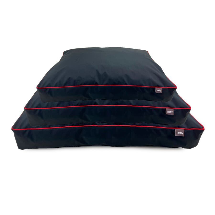 Leeby Colchoneta Waterproof Antipelo negra para perros thumbnail