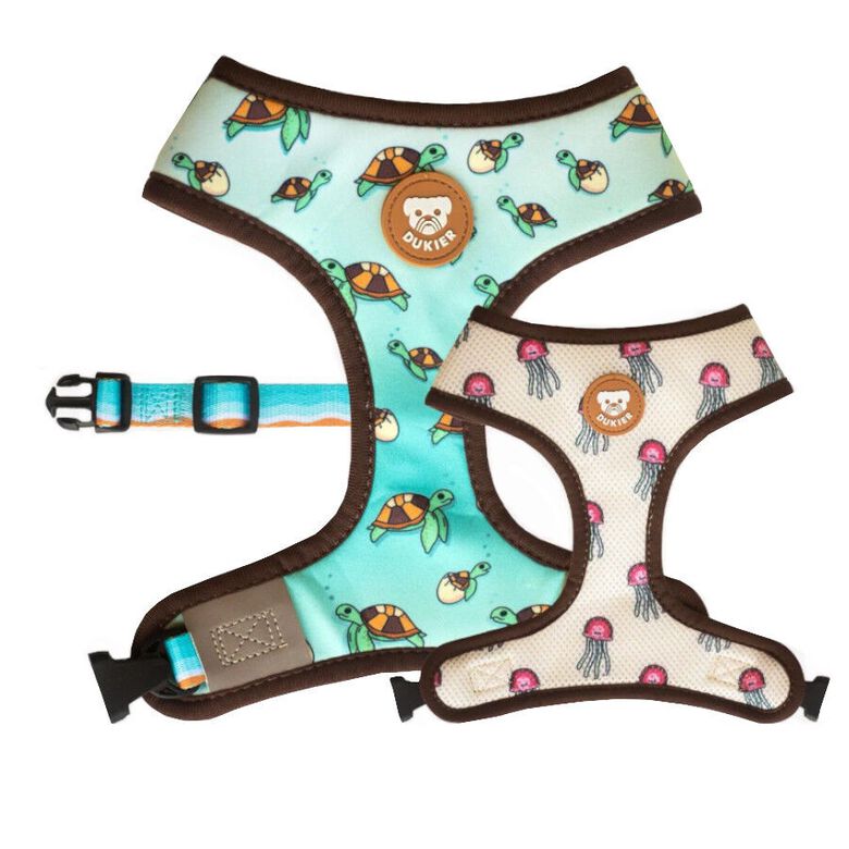 Dukier Arnés Reversible Estampado Tortugas para perros thumbnail
