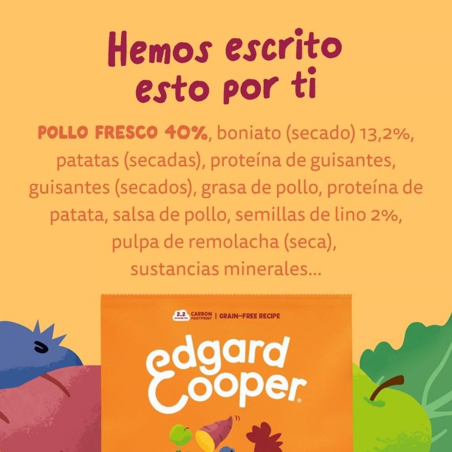 12 kg Edgard & Cooper Adult Pollo pienso para perros grandes, , large Imagen numero 2