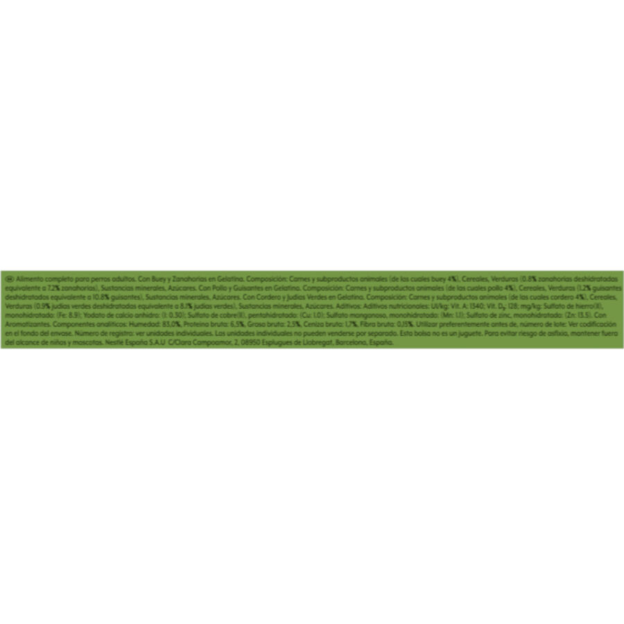 4 sobres x 100 g Friskies Adult Pollo y Cordero en Gelatina sobre para perros, , large Imagen numero 3