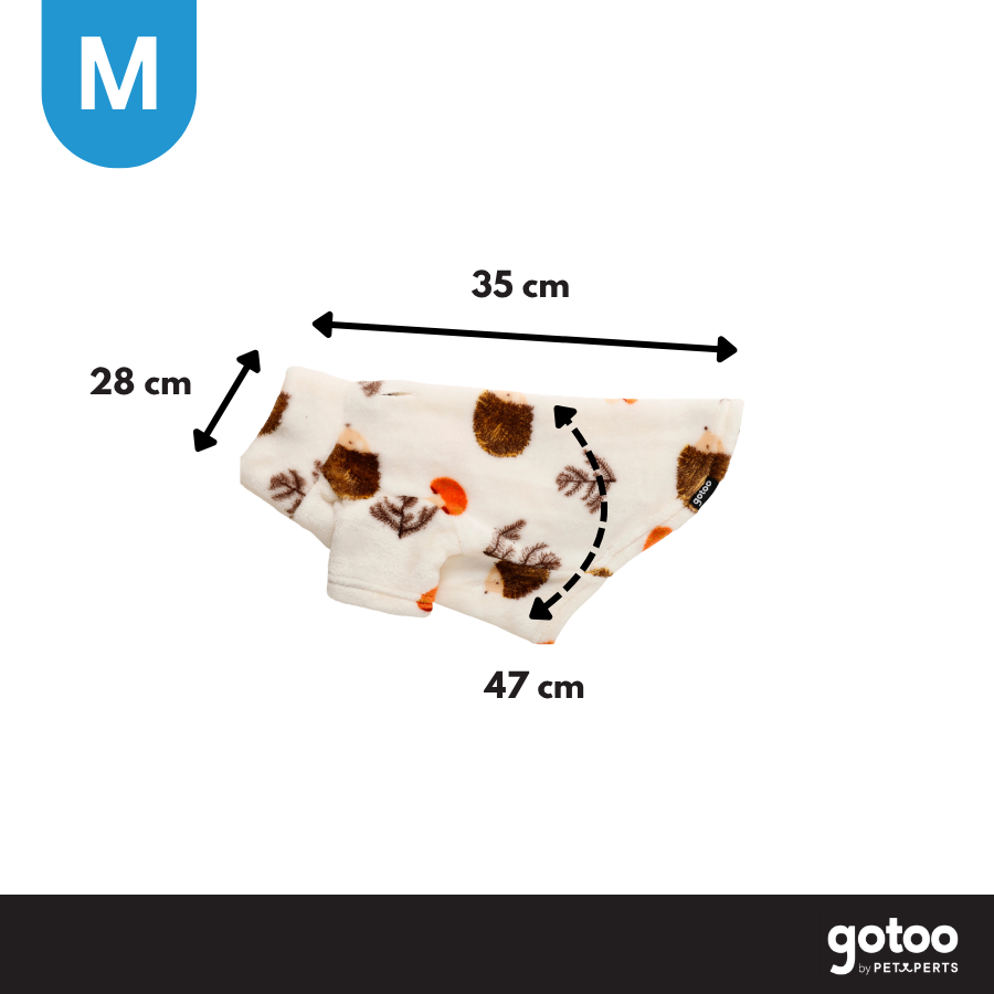 Gotoo Jersey Polar Estampado Erizo para gatos, , large Imagen numero 4