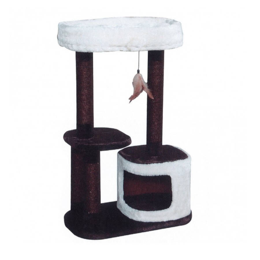 Nayeco Doret Rascador con Cueva para gatos, , large Imagen numero 1