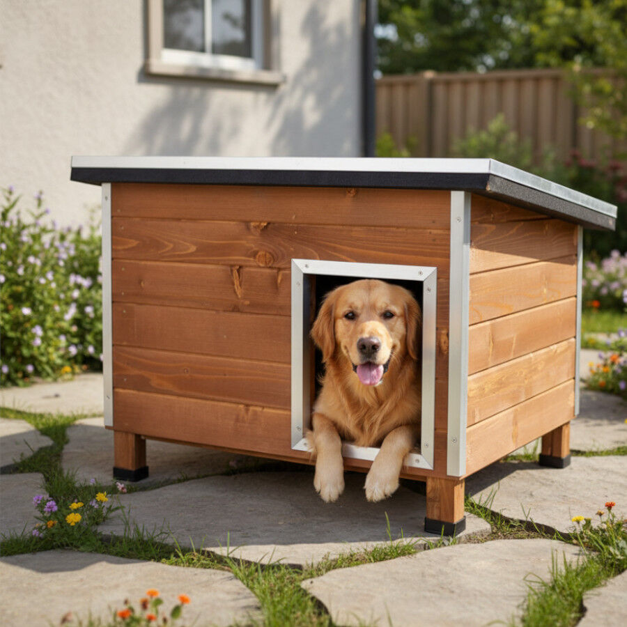 TK-Pet Nevada Caseta de Madera para perros thumbnail