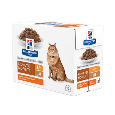 Hill's Prescription Diet k/d + Mobility j/d Pollo sobre para gatos