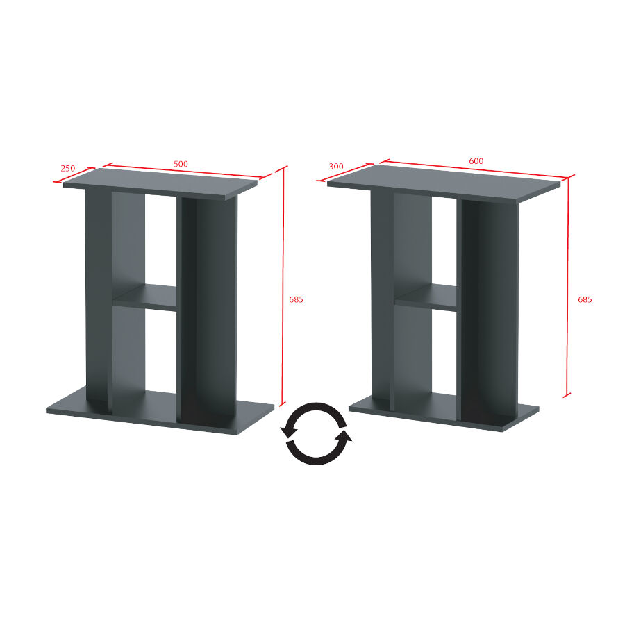 Small Life Aquarium 50 Negro Mesa para acuarios thumbnail