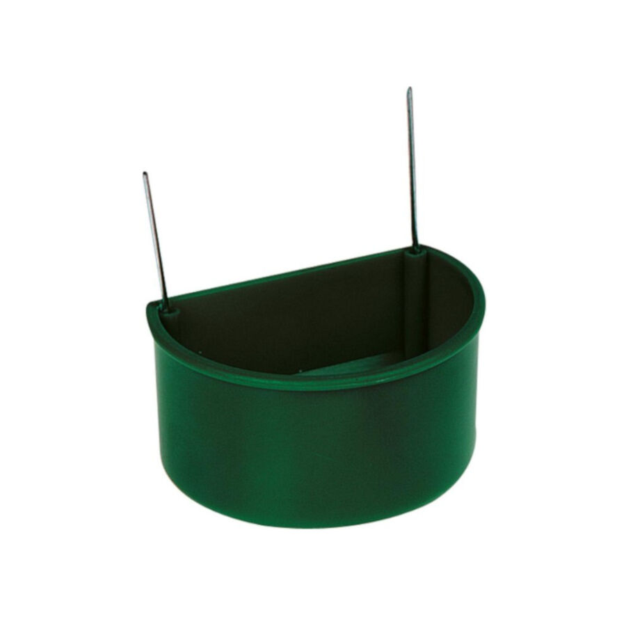 Flamingo Comedero Yori Semicírcular para semillas y agua de aves