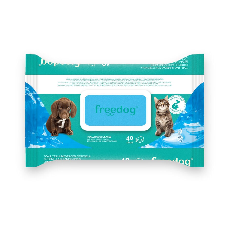 Freedog Toallitas Húmedas Oculares para perros y gatos