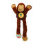 Tootoy! Comfort Twister Monkey Cuddler peluche para perros, , large indicador imagen numero 2