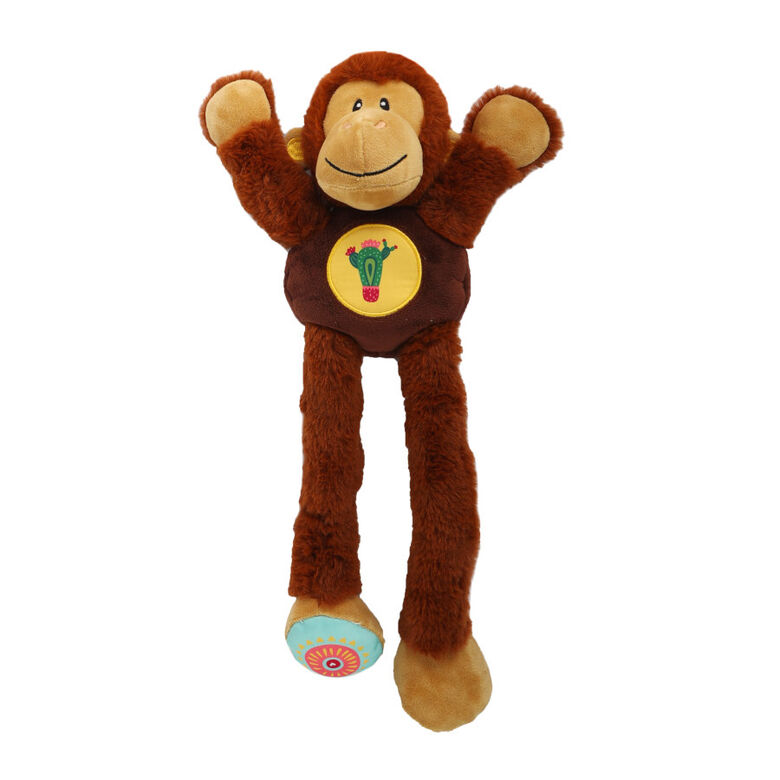 Tootoy! Comfort Twister Monkey Cuddler peluche para perros thumbnail