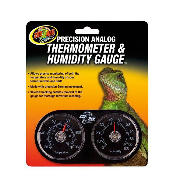 Zoo Med Dual higr&oacute;metro term&oacute;metro para terrario Imagen numero 1