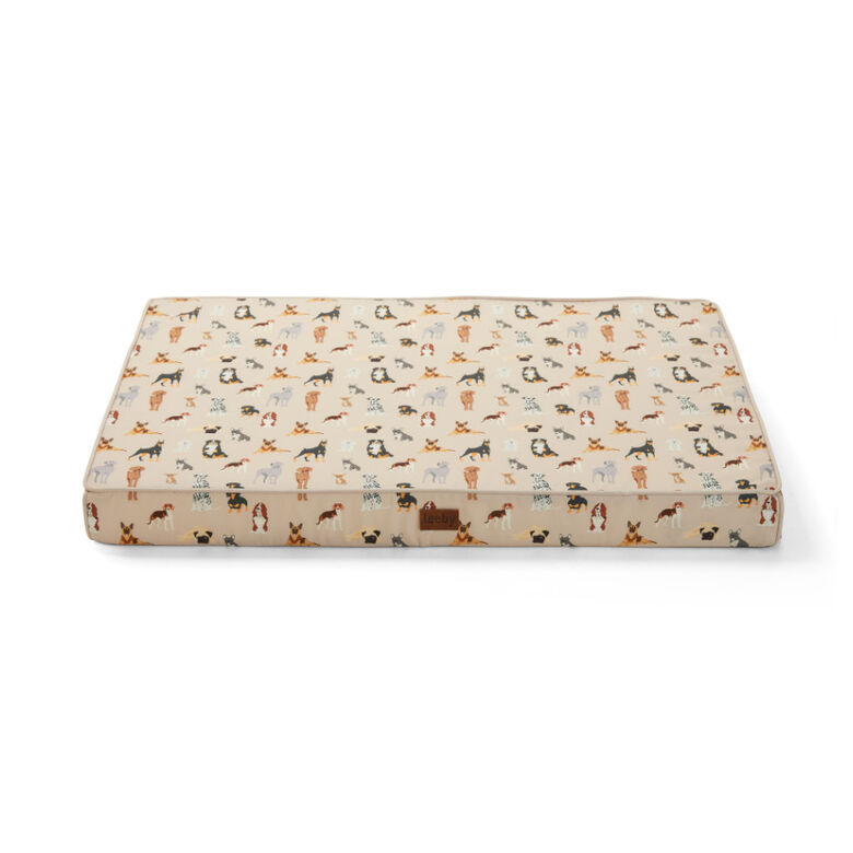 Leeby colchón viscoelástico estampado perros para perros thumbnail
