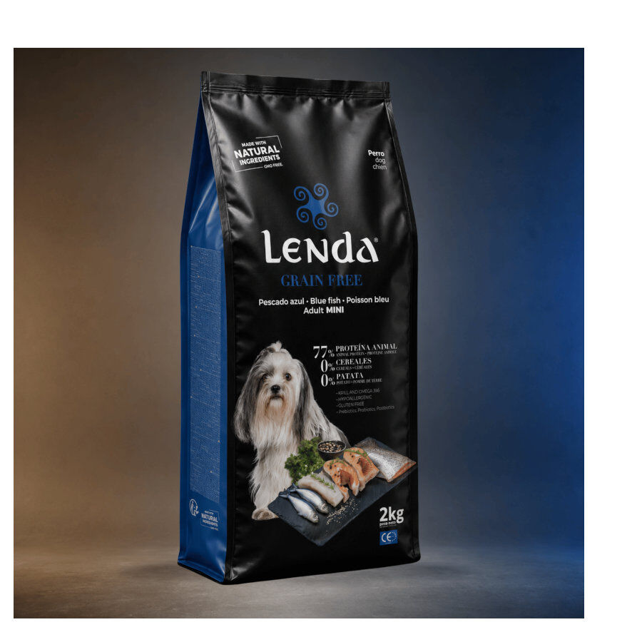 2 Kg Lenda Grain Free Pescado y Krill pienso para perros de razas mini, , large Imagen numero 2