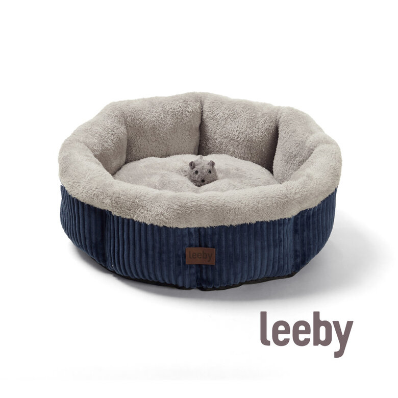 Leeby cuna redonda suave gris para gatos,  Imagen numero 2 Leeby cuna redonda suave gris para gatos, , large Imagen numero 2
