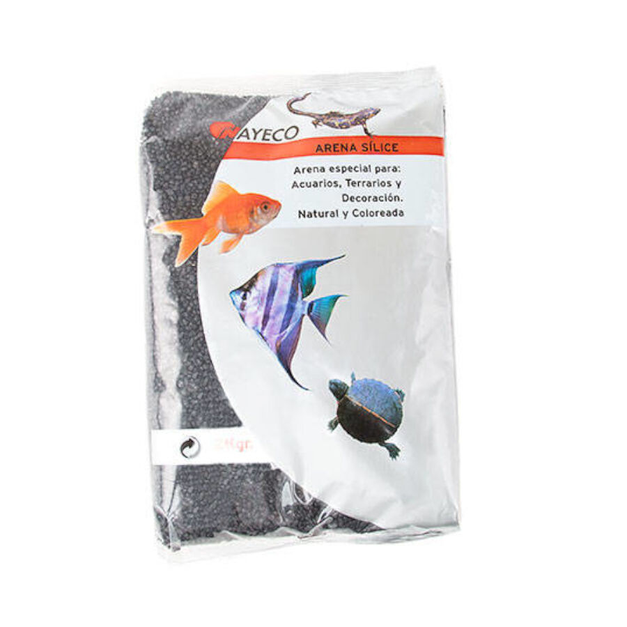 Nayeco Arena Negra para acuarios y terrarios